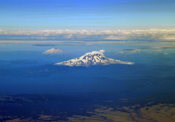 Mount Adams and Mount St. Helens, Washington