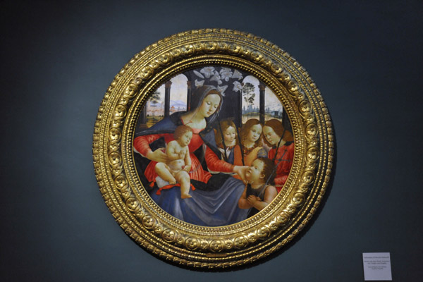 Maria mit dem Kind, Johannes der Tufer und Engeln, Sebastiano di Bartolo Mainardi