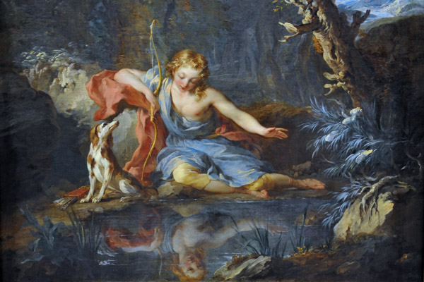 Narcissus, 1728, Franois Lemoyne (1688-1737)