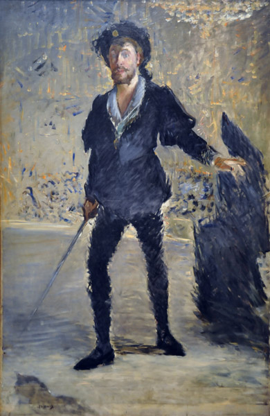 Jean-Baptiste Faure in the Opera Hamlet, 1875/77, Edouard Manet (1832-1883)