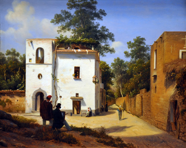 Street in Sorrento, 1841, Thomas Fearnley (1802-1842)