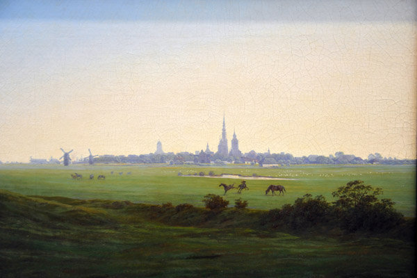 Meadows near Greifswald, 1821/22, Caspar David Friedrich (1774-1840)