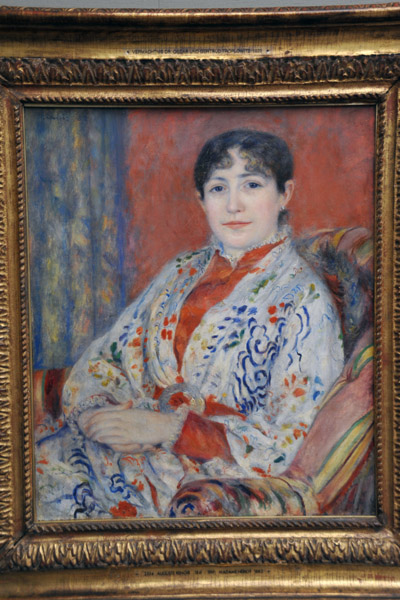 Madame Hriot, 1882, Auguste Renoir (1841-1919)