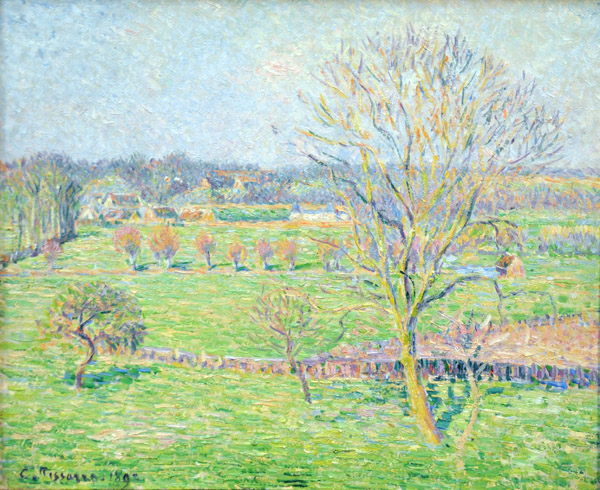 Meadow and Hazeltree in Spring, 1892, Camille Pissarro (1830-1903)