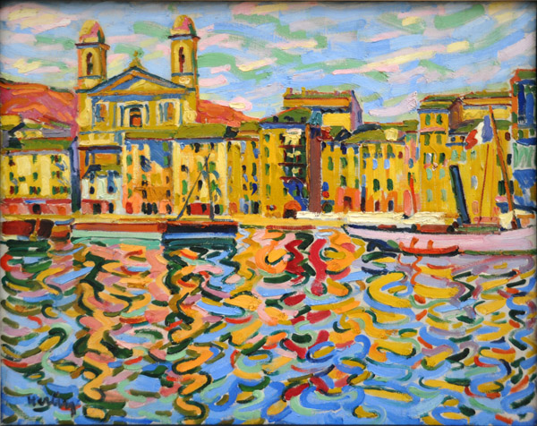 The Port of Bastia on Corsica, 1907, Auguste Herbin (1882-1960)