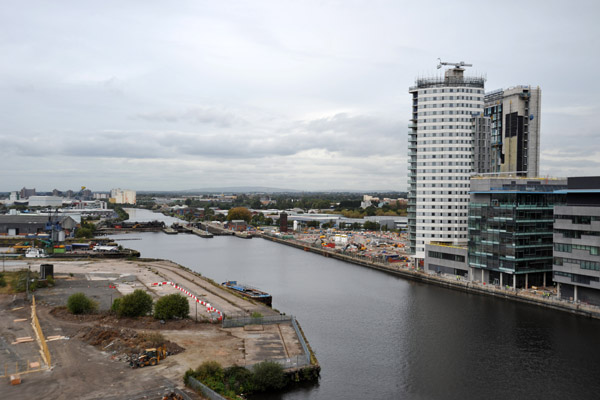 The Manchester Ship Canal and the new Media City