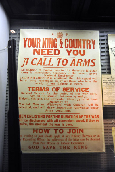 Your King & Country Needs You (if you're 19-30 and at least 5'3)