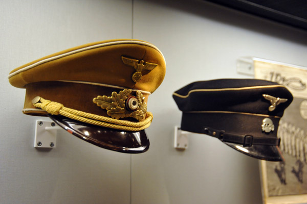 German military hats from World War II