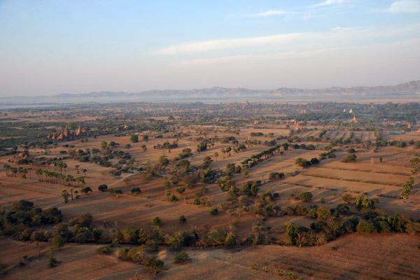 View southwest towards New Bagan