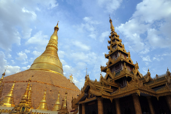 Shwedagon Paya and the Western Adoration Hall