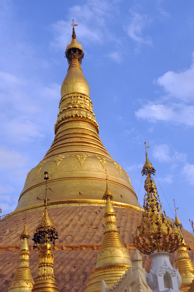 Shwedagon Paya dates from the 6th-10th C.