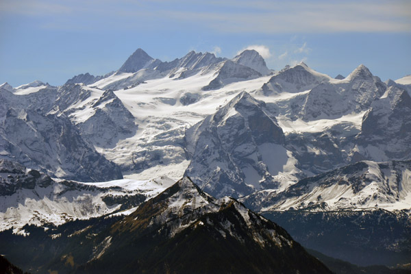Finsteraarhorn (4274m/14,022ft), Rosenlaui Glacier, Bernese Alps