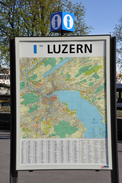 Luzern Information, Bahnhofplatz