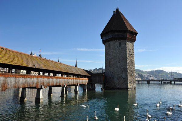 Wasserturm, Kapellbrcke, Luzern