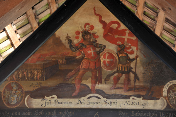St. Mauritius, 86 of the 17th C. paintings were lost in the 1993 fire