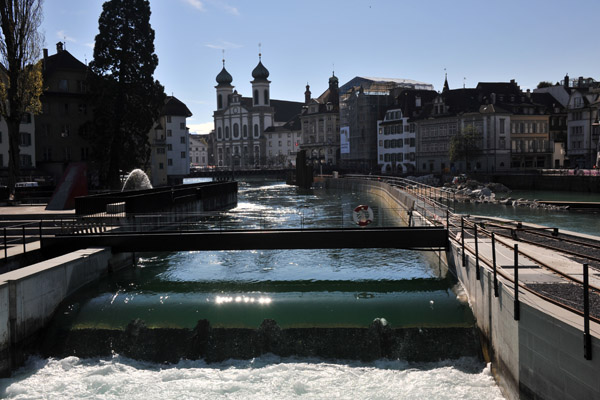 The Reuss River at the Spreuerbrcke 
