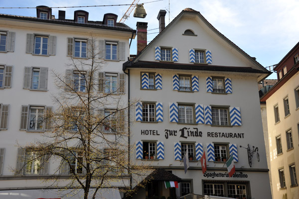 Hotel Zur Linde, Metzgerplatz, Luzern
