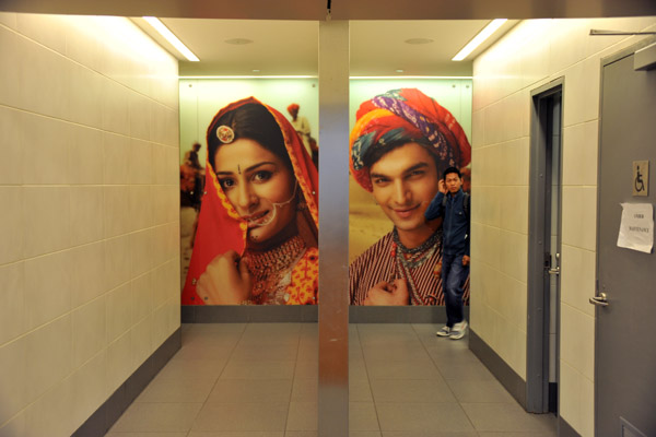 Restroom portraits - Terminal 3, Delhi Airport