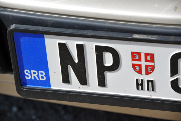 Serbian license plate - Novi Pazar