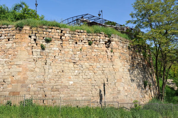 Walls of the former Turkish fortress, now a city park