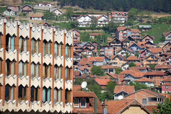 Distant view of Hotel Vrbak, Novi Pazar
