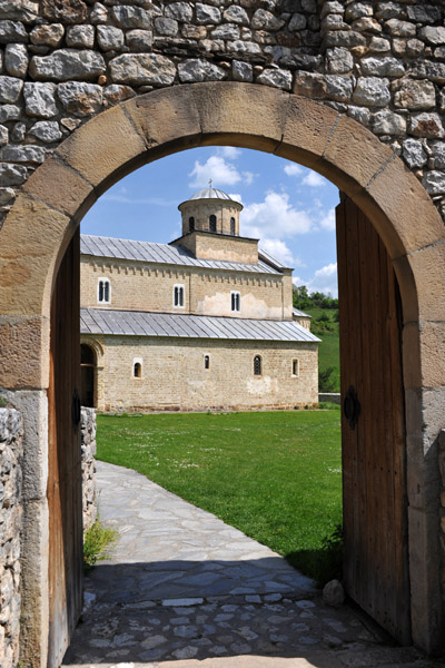 Gate to Sopoćani Monastery
