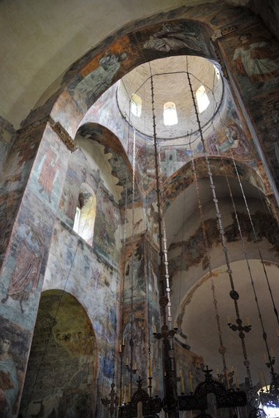 Sopoćani Monastery is famous for its frescos, considered the finest in Serbia