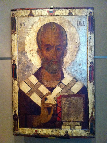St. Nicholas with the saints, XII-XIII Century Novgorod
