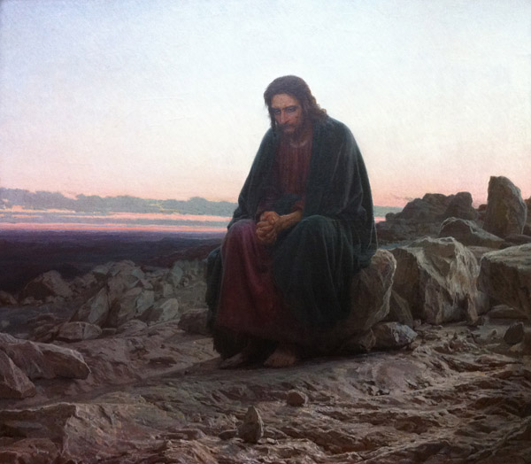 Christ in the Wilderness, L.N. Kramskoy, 1872
