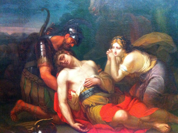 Erminia and Vafrino Discovering the Wounded Tancred, S.S. Kurlyandtsev, 1803