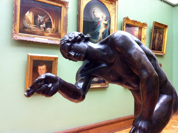 Sculpture is not a major part of the Tretyakov Gallery, though there is some