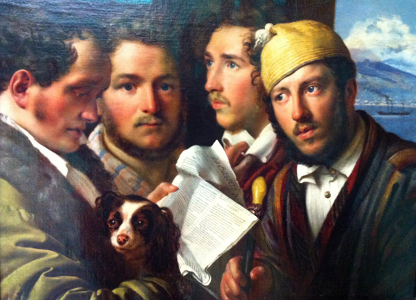 Newspaper Readers in Naples, O.A. Kiprensky, 1831