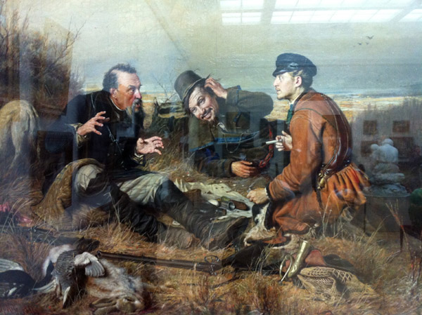 Hunters Taking a Break, V.G. Perov, 1871