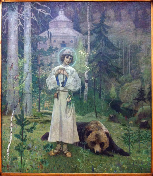 Youth of Reverend Father , Mikhail Nesterov, 1898