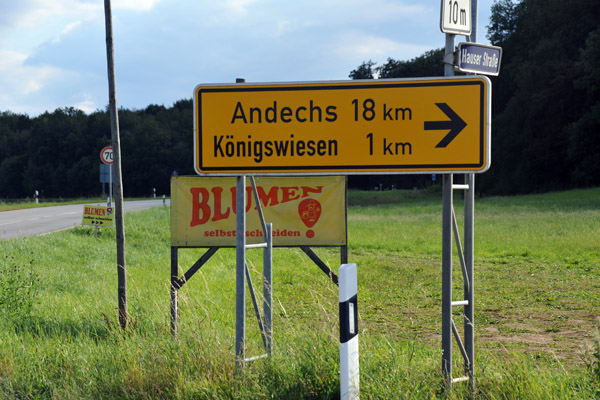 18km to Andechs - I can already taste the beer brewed by the monks there