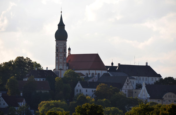 The last bit will be uphill to reach Kloster Andechs