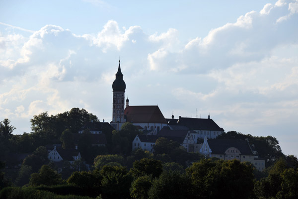 Kloster Andechs with its Baroque church tower