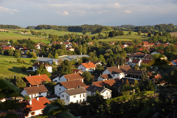 The village of Andechs from the Kloster terrace