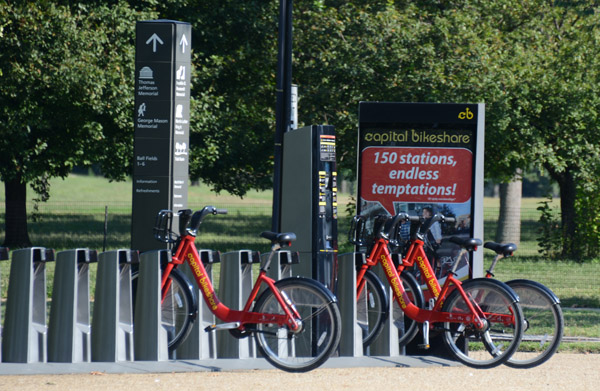 Capital Bikeshare - great idea, $7/day