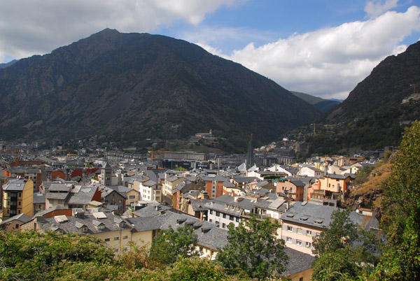 View of Andorra la Vella from Carratera de l'Obac