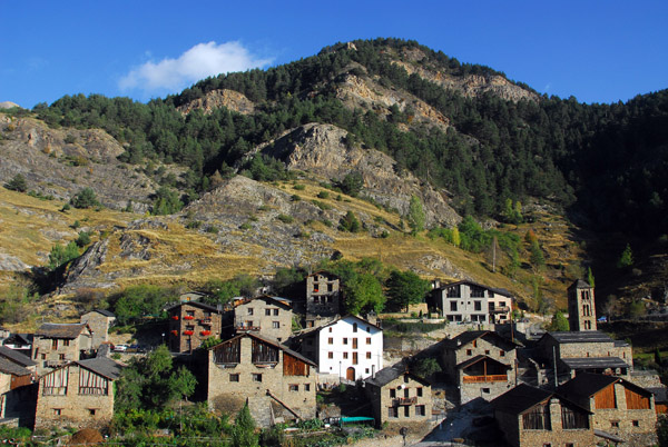 View of the picturesque mountain village of Pal, Andorra