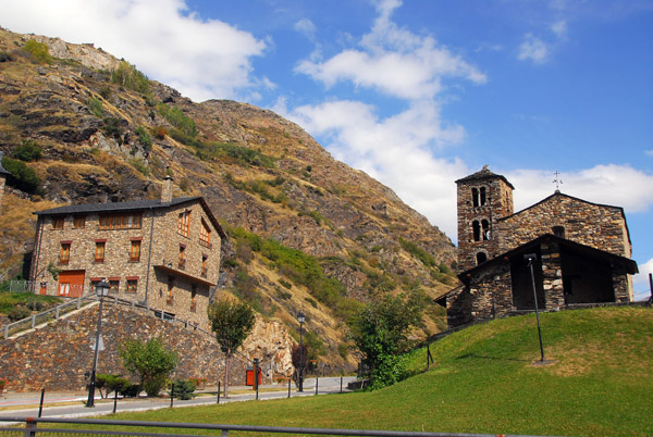 Sant Joan de Caselles, on the road from Andorra la Vella to France