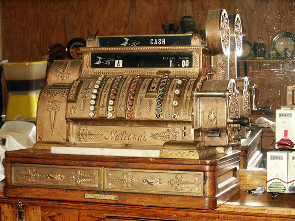 Old National Cash Register, Virginia City
