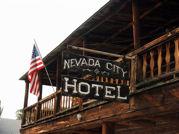 Nevada City Hotel - ghost town near Virginia City