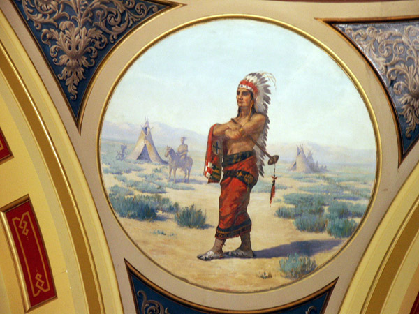 Plains Indian, Montana State Capitol rotunda