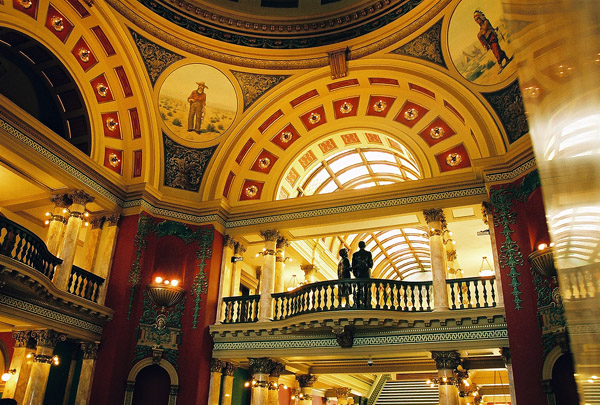 Inside the Montana State Capitol Rotunda, Helena