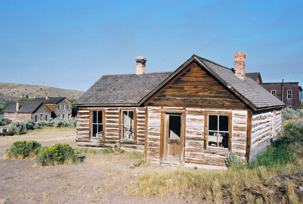 Miner's cottage, Bannack, Montana
