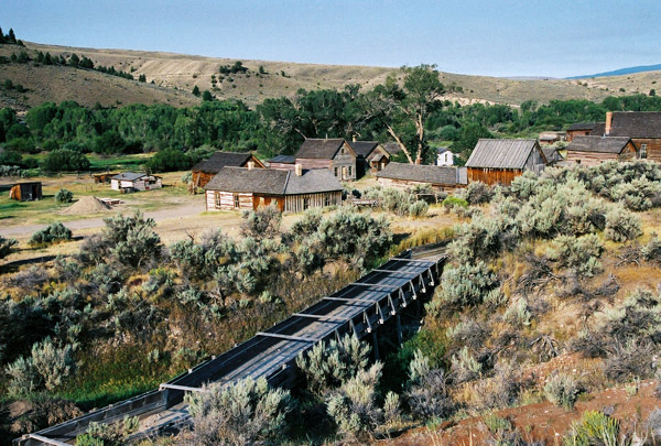 Bannack, Montana, founded 1862 after the discovery of gold
