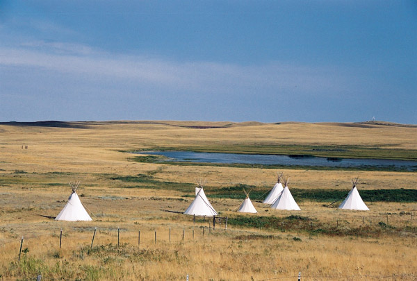Teepees, Blackfeet Nation Reservation, Montana