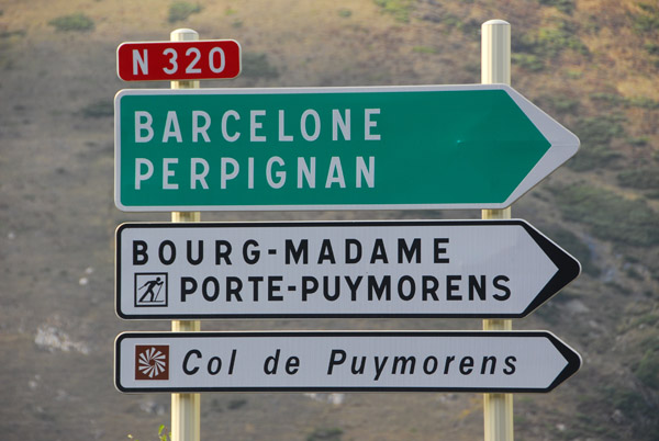 France route N320 Barcelone & Perpignan, Col de Puymorens